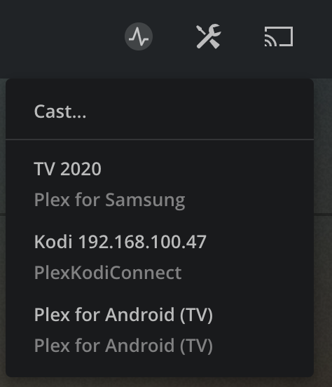 Plex cast