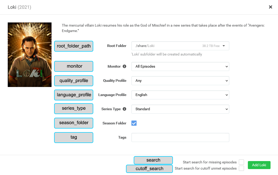 Sonarr Details